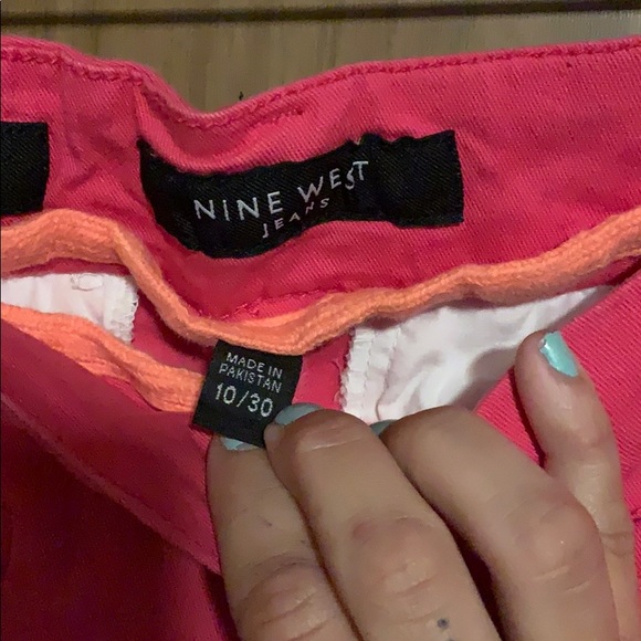 Nine West jeans size 10/30 pink - Picture 2 of 3